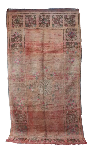 Moroccan Handwoven Rug - 6'4" X 12'3" Ft