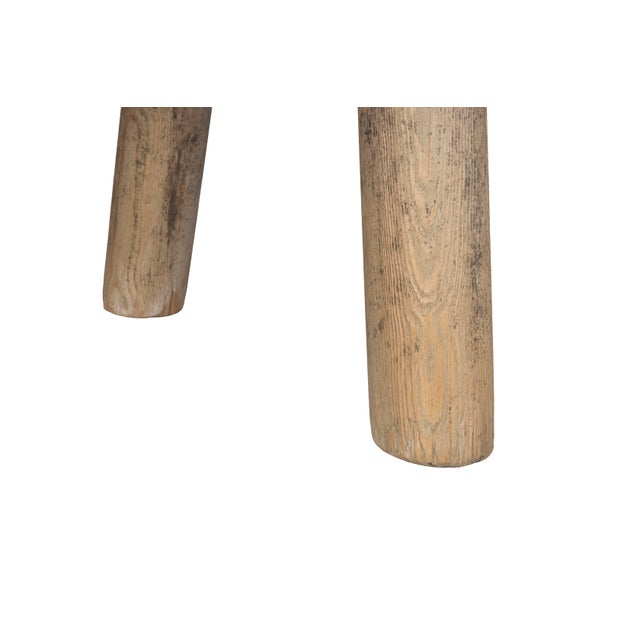 Late 20th Century Reclaimed Elm Dining Table With Limb Legs For Sale - Image 4 of 7
