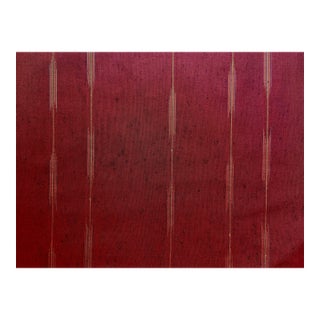 Vintage Red Silk Blend by the Yard For Sale