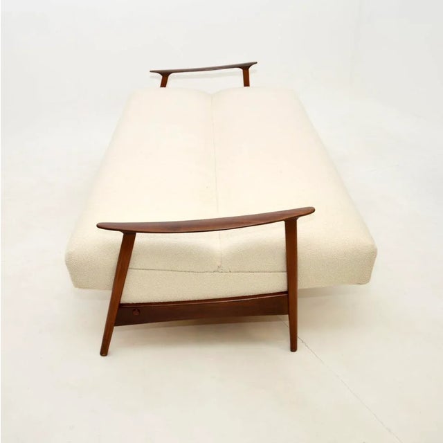 Vintage Danish Afrosia Sofa Bed, 1960s For Sale - Image 10 of 13