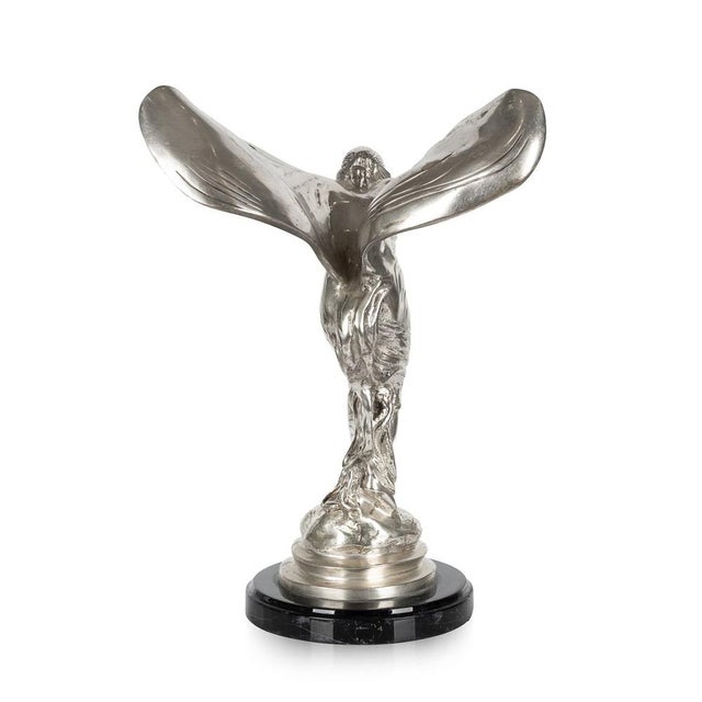 20th Century Rolls Royce Spirit of Ecstasy Statue For Sale - Image 4 of 15