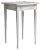 19th Century Small Swedish White Gustavian Side Table For Sale