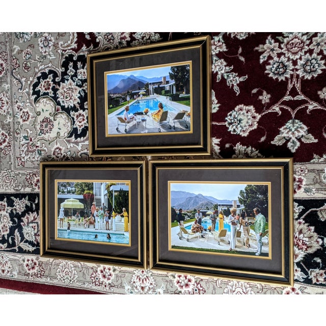 Set of 3 Slim Aarons Framed Palm Springs Photo Prints Chairish
