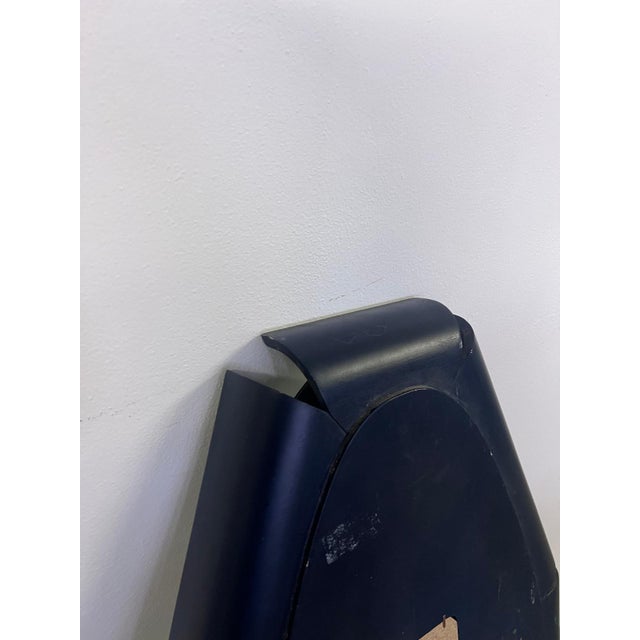 Curved Wood Backlit Mirror, 1960s For Sale - Image 6 of 7