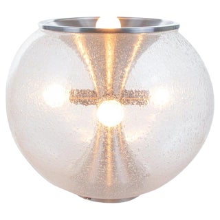 Glass Globe Table Lamp by Max Bill for Temde, Switzerland, 1960s For Sale