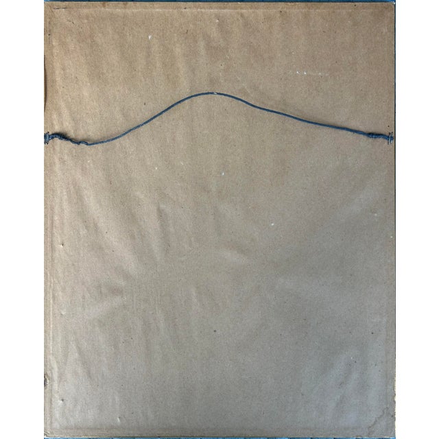Late 20th Century Abstract Watercolor Painting by Tomas Sanchez For Sale In Miami - Image 6 of 6