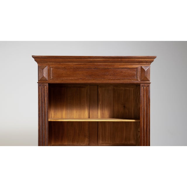 Traditional Oak Bookcase in Original Patina, Antique, France, Circa 1880 For Sale - Image 3 of 14