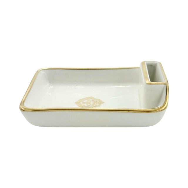 Vintage the Plaza Hotel Nyc Ashtray Matchbook Holder For Sale - Image 9 of 11