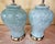 Celadon Pair of Vintage Celadon Glazed Ceramic Ginger Jar Table Lamps For Sale - Image 8 of 18