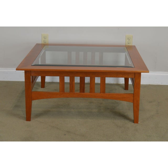 Mission Style Coffee Table With Glass Top Coffee Table Design Ideas