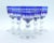 1920s Blue & Clear Cut Crystal Glassware - Set of 12 For Sale - Image 10 of 12