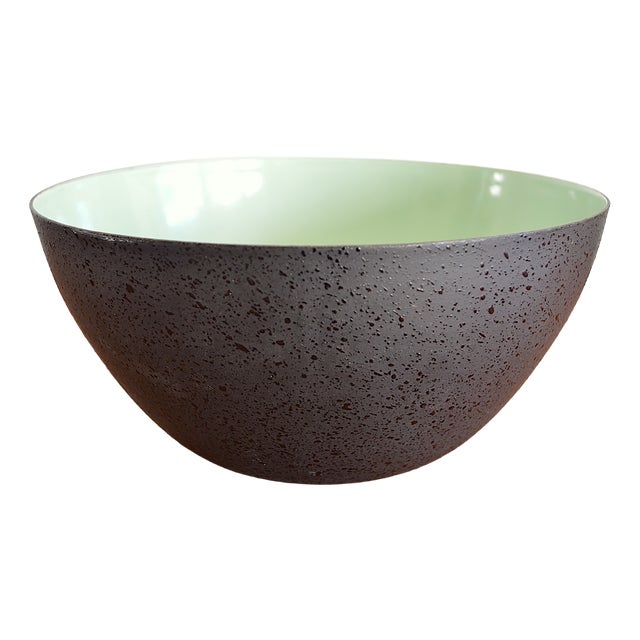 Enamelled Steel Bowl by Herbert Krenche for Torben Ørskov, 1950s For Sale