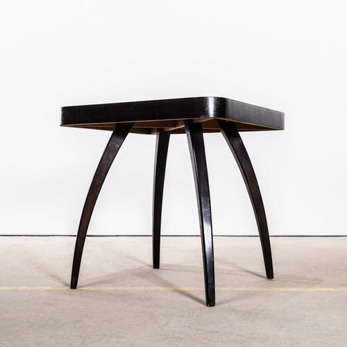 Brown Spider Side Table from Jindřich Halabala, 1950s For Sale - Image 8 of 8