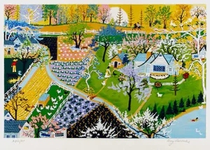 Kay Ameche, Spring Fever, Screenprint