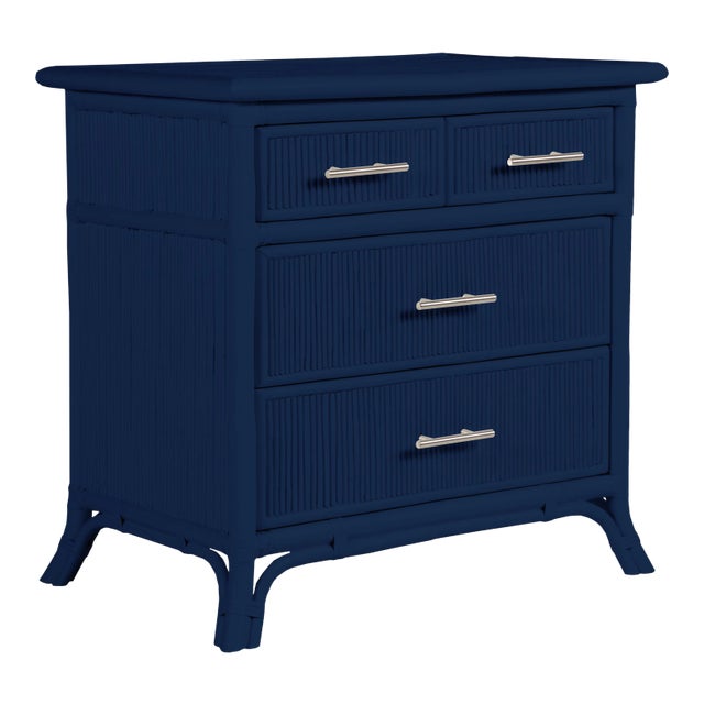 Aruba Four-Drawer Chest - Navy Blue For Sale