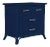 Aruba Four-Drawer Chest - Navy Blue For Sale