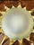 Vintage Sunburst Bronze Wall Sconces Frosted Glass Dome Lights Mid Century - a Pair For Sale - Image 10 of 12