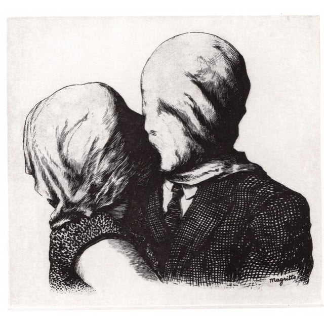 2000 - 2009 René Magritte, Les Amants (The Lovers), 2003, Etching & Paper For Sale - Image 5 of 9
