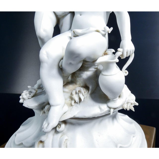 Biscuit Sculpture by Benacchio for Triad Bacchanalian Putti For Sale - Image 17 of 18