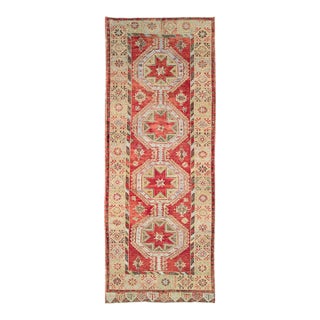 Galerie Shabab Collection Mid-20th Century Handmade Turkish Anatolian Gallery Carpet For Sale