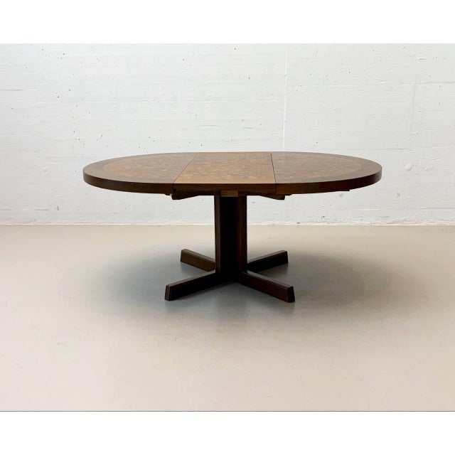 Vintage Swiss Round Dining Table by Dieter Waeckerlin, 1970s For Sale - Image 6 of 18