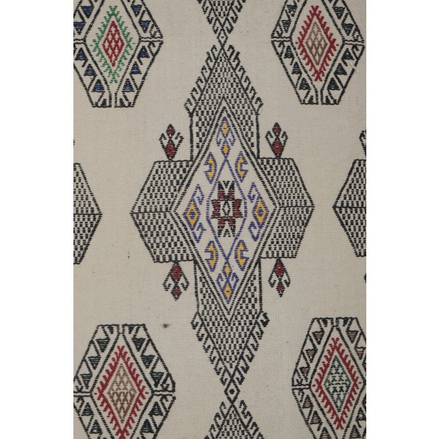 Textile Vintage Geometrical Turkish Kilim Rug 5'1'' X 7'4'' For Sale - Image 7 of 13