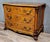Italian Baroque Style Curved Chest of Drawers in Burl Marquetry, Early 20th Century For Sale - Image 3 of 5