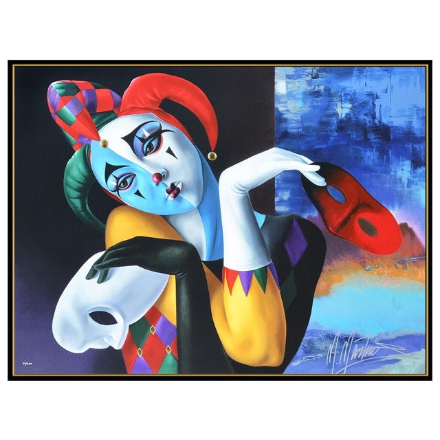 Surrealism Late 20th Century Contemplation, Martiros Manoukian For Sale - Image 3 of 6
