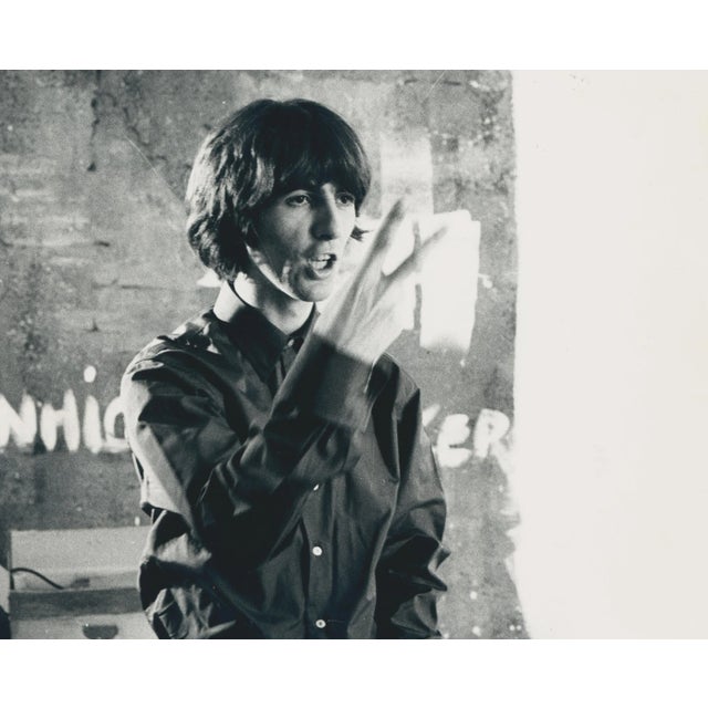 Henry Grossman, George Harrison, Black and White Photograph, 1970s For Sale