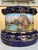 Antique Round plinths, decorated with gilt foliate scrollwork as well as bordering. Painted within figurative scenes....