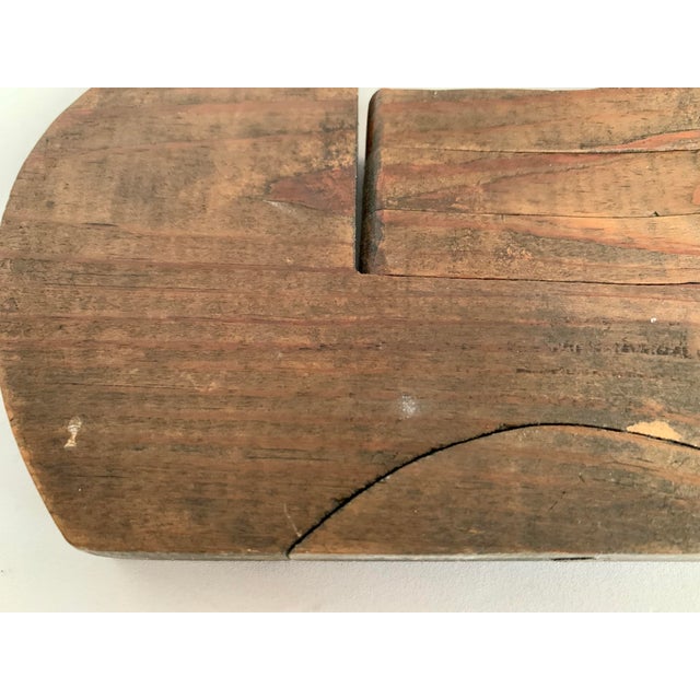 Brown Vintage Articulated ‘Danish Mid-Century Modern Style’ Carved Wood Bird Candelabra For Sale - Image 8 of 9