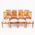 Wood 1970s Restored Danish Modern Solid Teak Slat Back Dining Chairs For Sale - Image 7 of 10