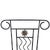 Wrought iron chairs from the mid-20th century. Scrolled details, sunburst medallions, and wavy back supports show clear...