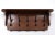 Art Deco Oak Wall Coat Rack, Netherlands, 1925 For Sale - Image 3 of 8