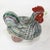 Ceramic Vintage Chinese Famille Verte Porcelain Rooster Hand-Painted Covered Bowl For Sale - Image 7 of 14