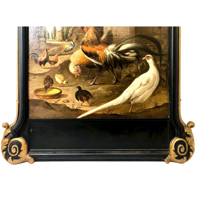 Baroque 19th-Century Large-Scale Painting of Bird Pairs in a Classical Landscape, After Melchior D’Hondecoeter For Sale - Image 3 of 8