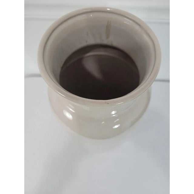 Ceramic Mid-Century Modern Scheurick Keramik W German White Ceramic Vase For Sale - Image 7 of 9