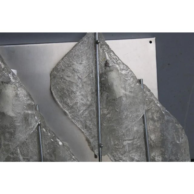 Italian Murano Glass Wall Lamp from Mazzega, 1970s For Sale - Image 9 of 12