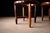 2020s Found Collectibles Maracanã-Inspired Side Tables in Reclaimed Brazilian Rosewood and Honed Travertine For Sale - Image 5 of 15