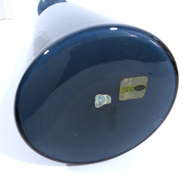 Vintage Kastrup Nightblue Vase For Sale In Los Angeles - Image 6 of 7