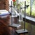 Modern Hanging Bud Vase with Metal Stand (Set of 2) For Sale - Image 3 of 5