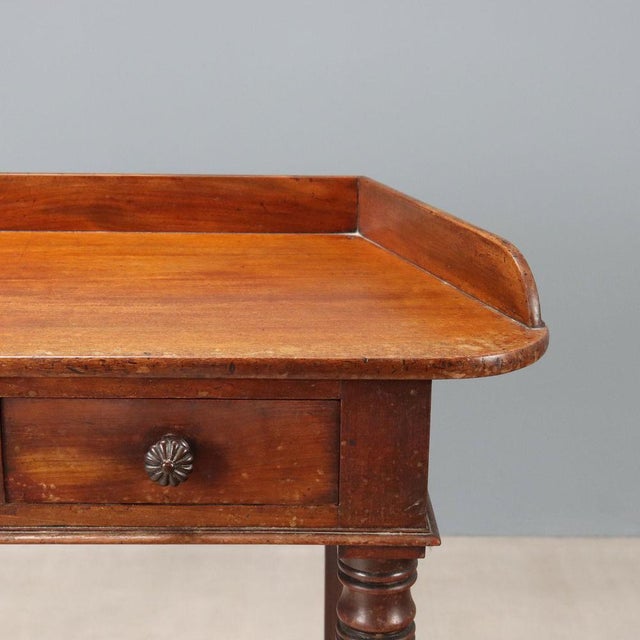 Writing Desk in Walnut For Sale - Image 5 of 9