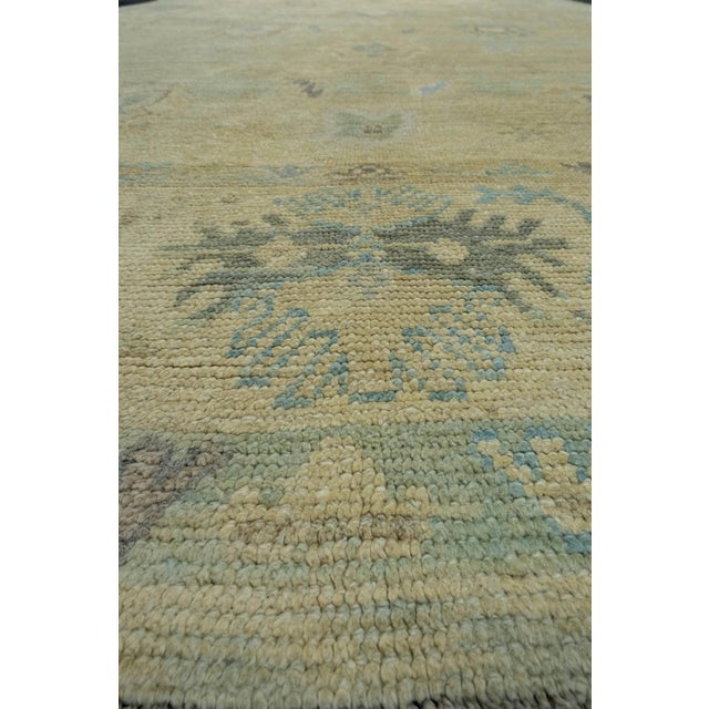 Early 21st Century Turkish Oushak Rug 9'9" x 14'9" #18555 For Sale - Image 5 of 8