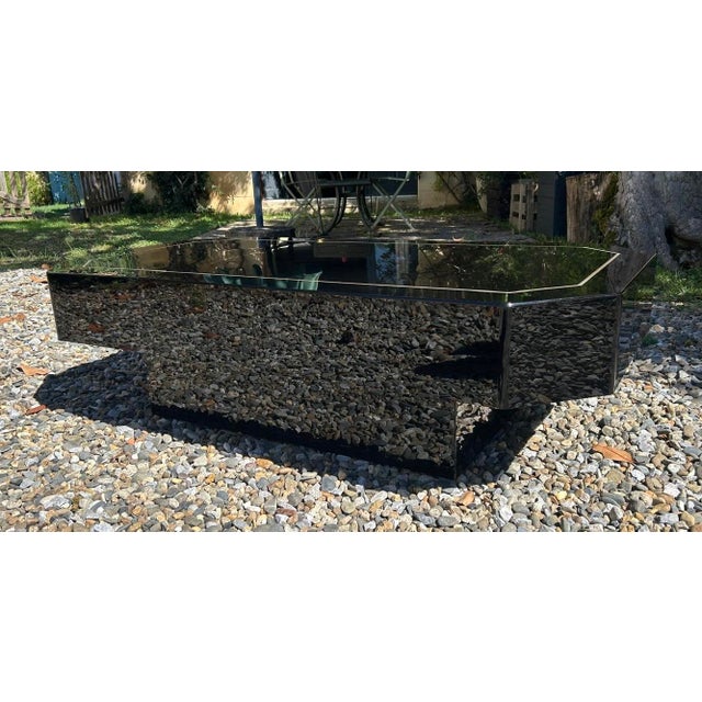 A beautiful bar table for Roche Bobois, dating from the 1970s. The design is attributed to Jean-Claude Mahey. It features...
