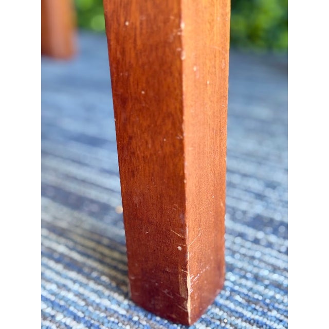 1960s Pair of Vintage Drexel Heritage Mahogany End Tables For Sale - Image 9 of 11