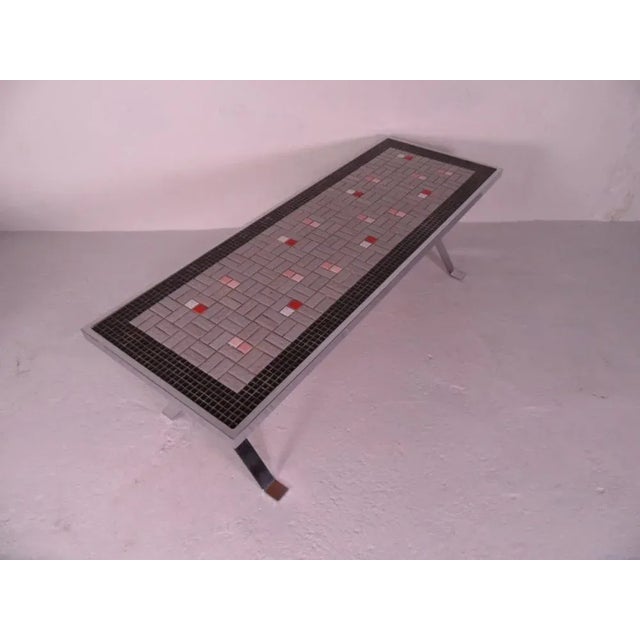 1960s Vintage Coffee Table with Tiles, 1960s For Sale - Image 5 of 13
