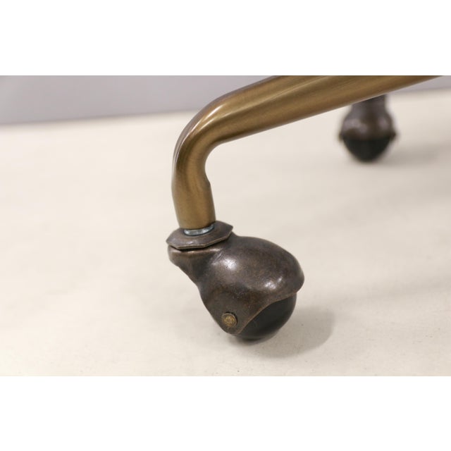 Blue Sarreid Ltd. Brooks Swivel Desk Chair For Sale - Image 8 of 9