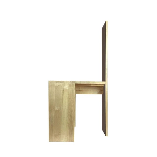 Chair "Cimabue Brown" designed by Ferdinando Meccani in 1994. Sicycle chair with brown lacquered backrest. Dimensions 45 x...