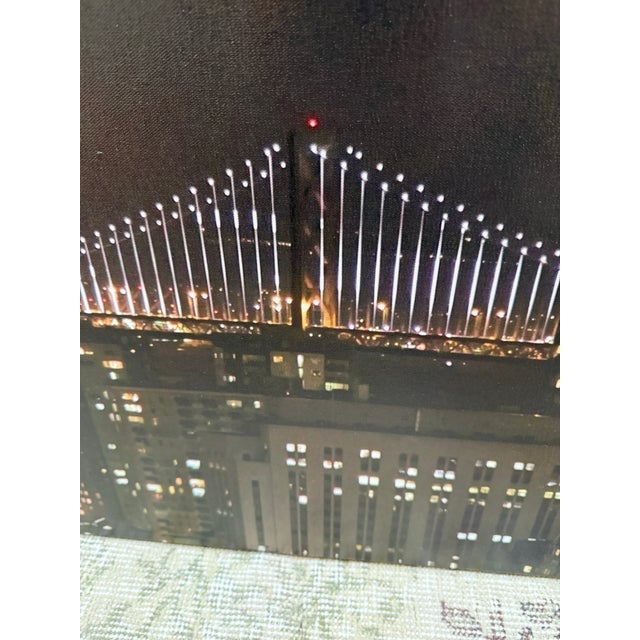 San Francisco Transamerica + Bay Bridge Stretch Canvas Photograph For Sale In San Francisco - Image 6 of 12