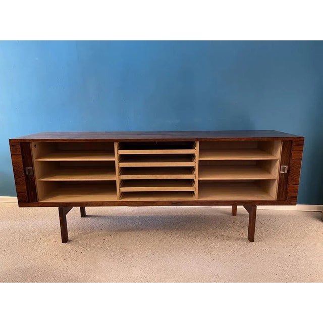 Mid-Century Modern President Sideboard by H.J. Wegner for Ry Møbler, 1960s For Sale - Image 3 of 9